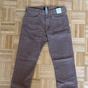 J Crew 1040 Athletic stretch corduroy pant - Brown - Size 32x32 - New with tags